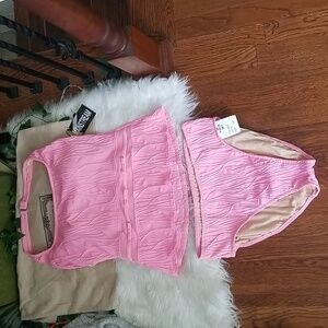 Mainstream VINTAGE tankini swimsuit size 18 NWT